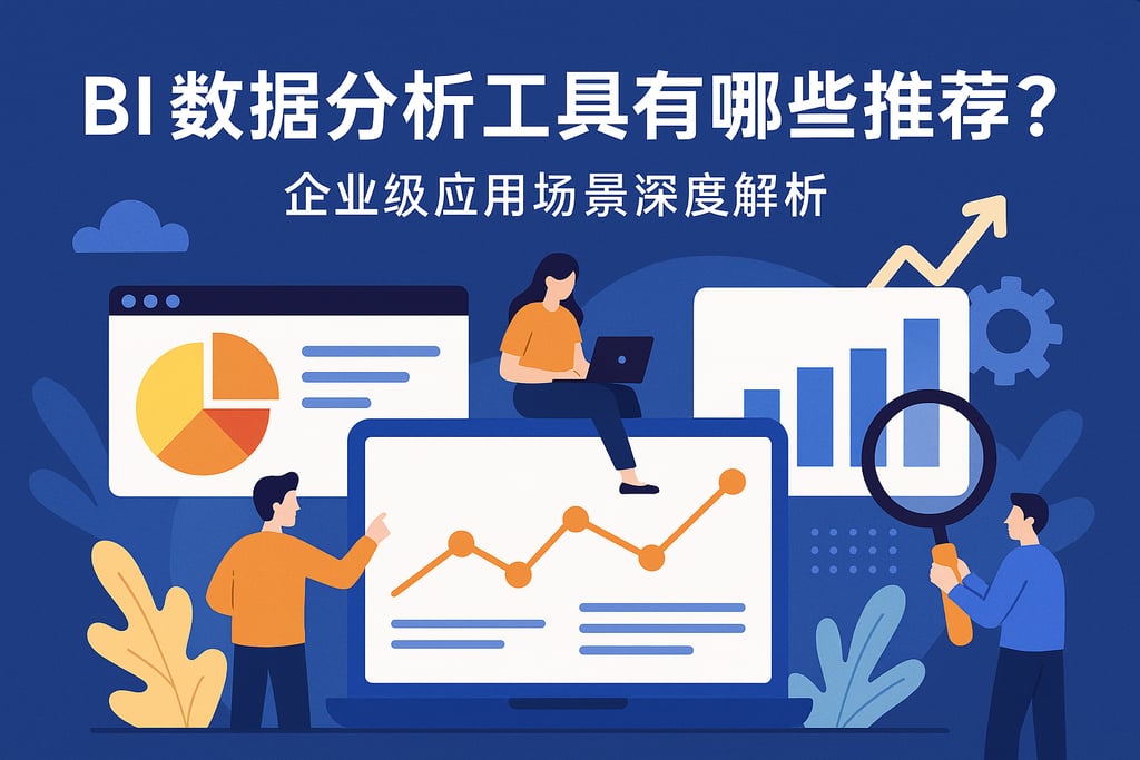 BI数据分析工具有哪些推荐？企业级应用场景深度解析"